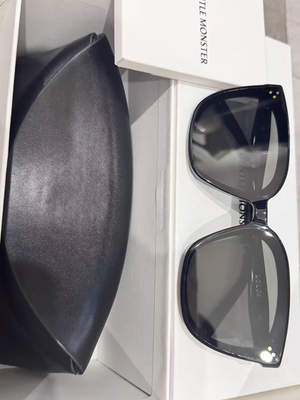 Gentle Monster LOLOE Black Oversized Sunglasses
